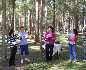 Butterfly Release for Tias Name Giving Ceremony In Logan Daisy Hill Forest Park